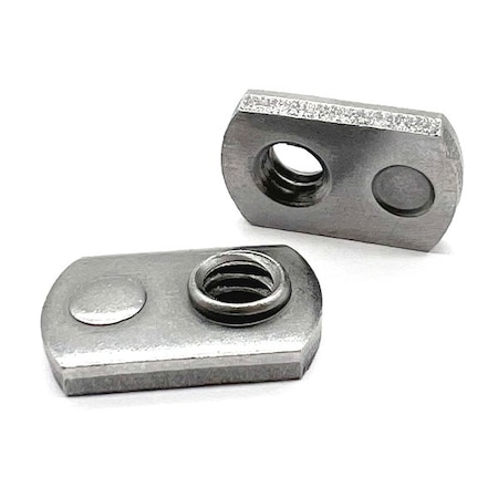 Boltsandnuts.Com #10-32, Steel, 0.433 in Wd, 0.61 in Lg, 2500 PK 10FSWNSPPL/ST-2500
